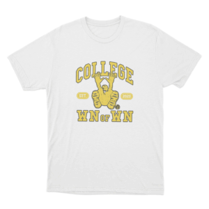 College WN of WN Unisex T Shirt White