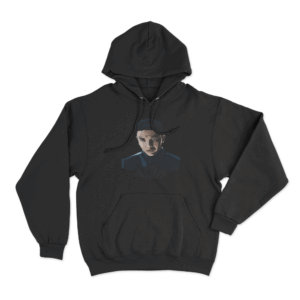 Kwn Portrait Unisex Hoodie Black